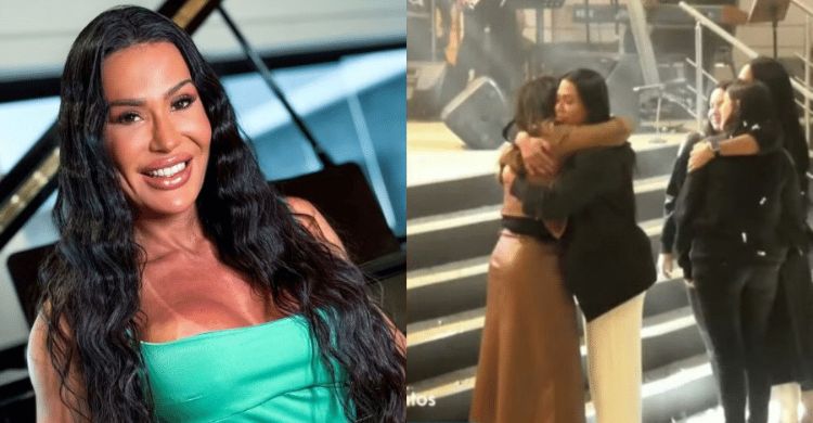 Supino da fé  Gracyanne Barbosa frequenta igreja de Silas Malafaia