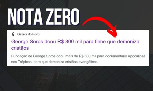 Nota Zero: Para a Gazeta do Povo