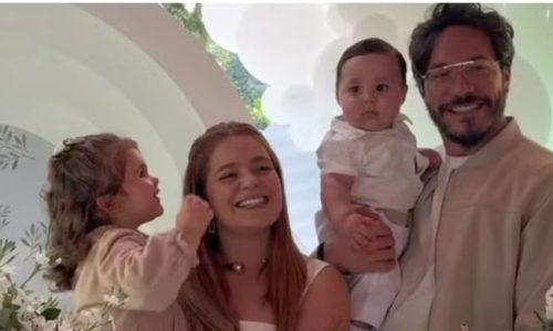 <Strong>Vinde, baby Ravi, vinde a Jesus</strong><br> Filho de Viih Tube e Eliezer é apresentado em igreja