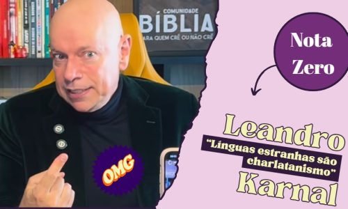 Nota Zero: Para Leandro Karnal