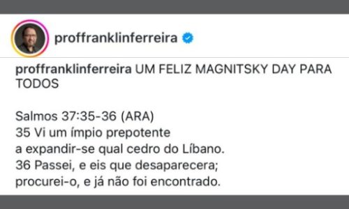 Nota 0: Para Franklin Ferreira
